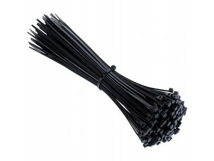 Sťahovacia páska - čierna 450mmx4,8mm